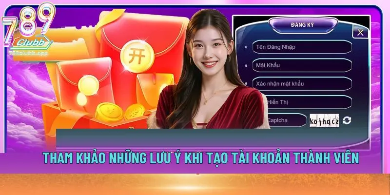 Tham khảo những lưu ý khi tạo tài khoản thành viên